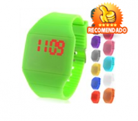 Reloj digital de goma. (Varios colores)