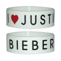 Pulsera I <3 JUSTIN BIEBER